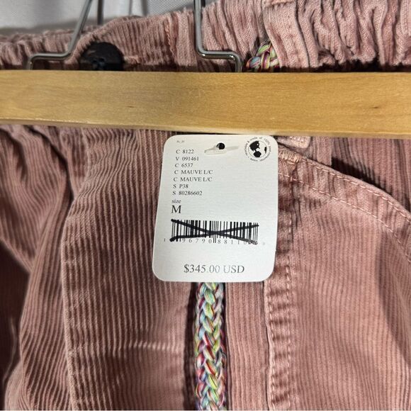 FREE PEOPLE BY DR COLLECTORS CORDUROY PANTS IN MAUVE MEDIUM NWT - Picture 6 of 6